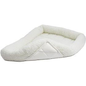 MidWest Quiet Time Fleece Bolster Bed for Dogs (Option: X Small)