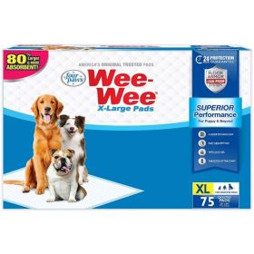 Four Paws X Large Wee Wee Pads 28" x 34" (Option: 75 count)