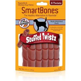 SmartBones Stuffed Twistz Rawhide Free Dog Chew (Option: Vegetable and Pork)