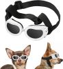 Lewondr Small Dog Decorations Sunglasses UV Protection Goggles Eye Wear Protection with Adjustable Strap Waterproof Pet Sunglasses for Dogs Pet Sun Gl